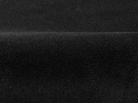 Coton gratté noir M1 – Tissu ignifugé 310 cm 140g /m2