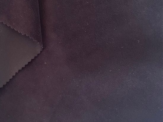 Tissu Suédine Noir Pes Fr 300cm