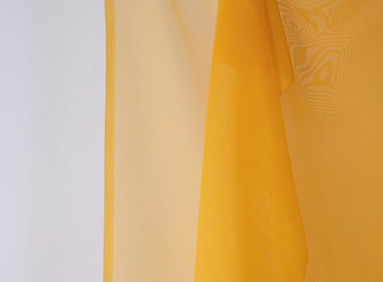 Voile jaune 3 m M1 – déco éclatante et  ignifugé