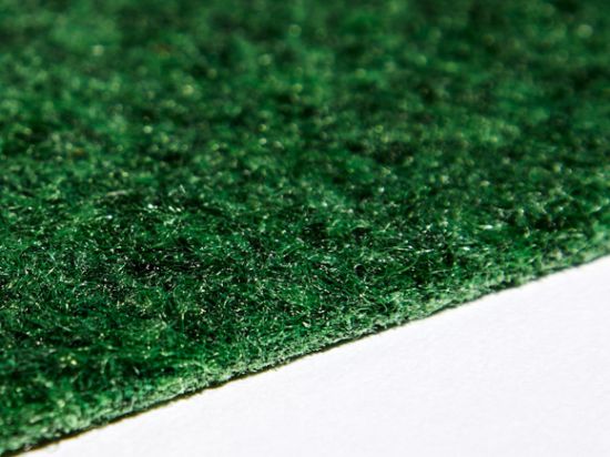 Moquette Effet Expogazon Vert Chiné 2m Cfl-s1