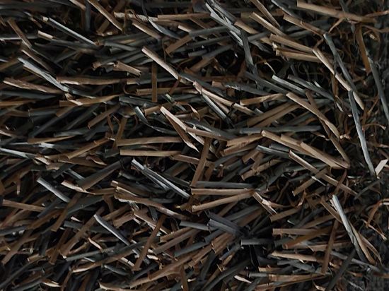 Gazon synthétique ignifugé ignicolor 20mm Marron Cfl-s1