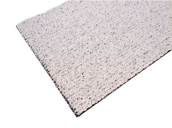 Gazon synthétique ignicolor mèches frisées blanc 2m Cfl-s1