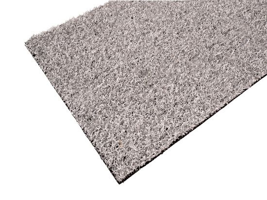 Gazon synthétique ignicolor mèches frisées Gris Clair 2m Cfl-s1