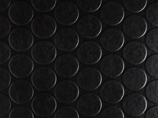 Sol PVC Pastillé Drop Noir 2m Bfl-s1