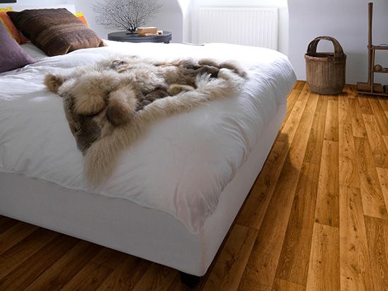 Sol PVC Bois Chêne Moyen 2m Cfl-s1