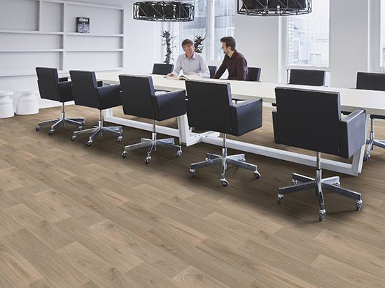 Sol Pvc immation bois Mid Oak 2m Bfl-s1