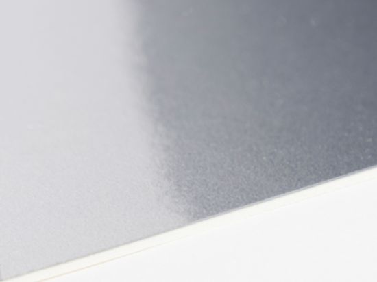 Suelo Vinílico Gloss Plateado 1,4m Bfl-s1