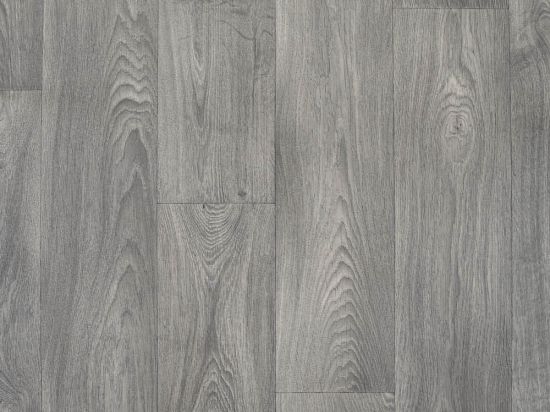 Sol PVC Imitation Bois Gris Ignifugé – Pose Facile