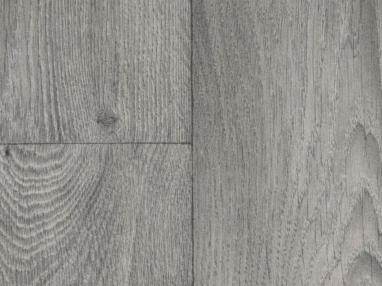 Sol PVC Imitation Bois Gris Ignifugé – Pose Facile