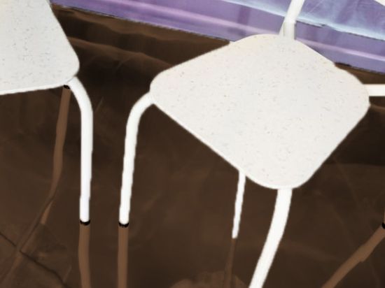 Sol Pvc Miroir cuivre 1,35m Bfl‑s1