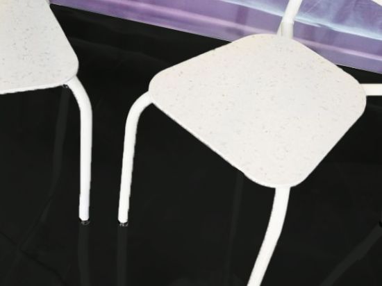 PVC Vinyl Miroir noir 1,35m Bfl‑s1