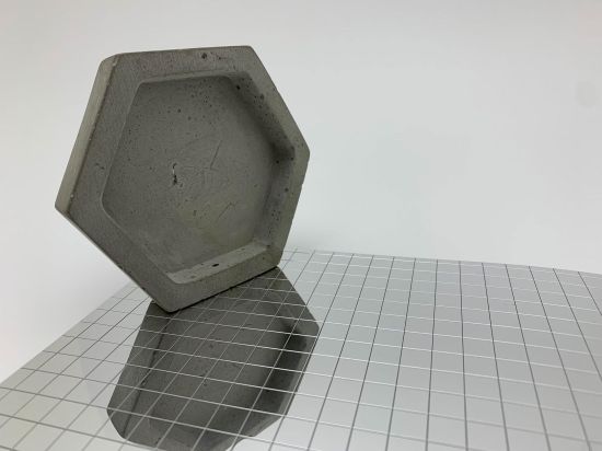 Miroir à Facettes Adhésif  Argent 10mm x 10mm