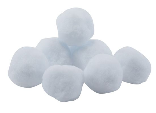Boule de neige artificielle 8 cm  sachet de 8 pièces – Déco hiver réaliste