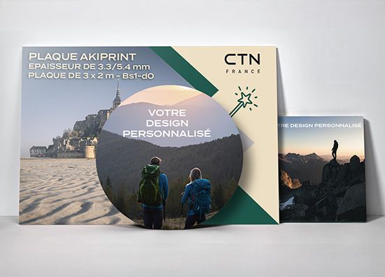 Impression Akyprint – Supports pros PVC/PP HD et résistants