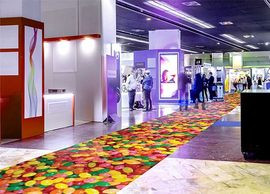 Moquette   600gr imprimée personnalisée