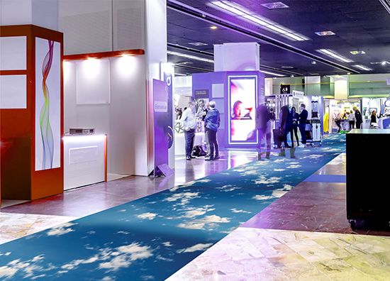 Moquette 600gr actionback imprimée personnalisée