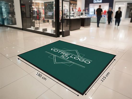 Tapis PVC avec  Bordures Physiques - 115x180cm