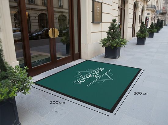 Tapis PVC avec  Bordures Physiques - 200x300cm