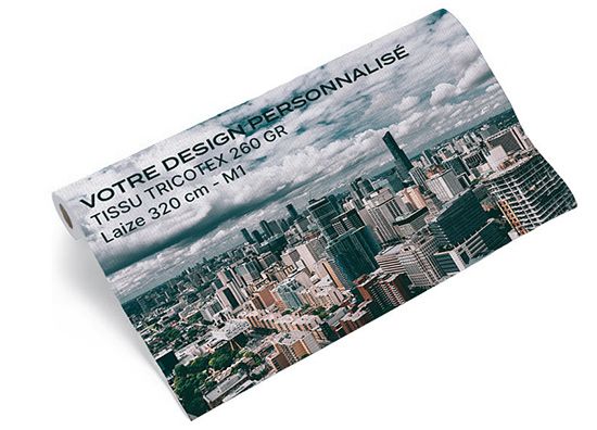 Toile Polyester Tricotex M1 – Tissu Imprimable Sans PVC