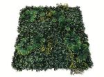 Mur vegetal feuilles et fleurs de 50cm x 50cm