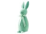 Lapin de Pâques en polystyrène décoratif vert clair - 47cm