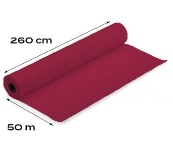Coton gratté scheurdoek 140g bordeaux 260cm m1
