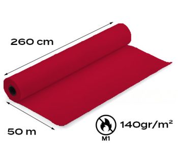Coton Gratté Rouge 140g 260cm M1