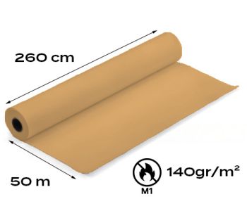 Coton Gratté Beige Foncé 140g 260cm M1
