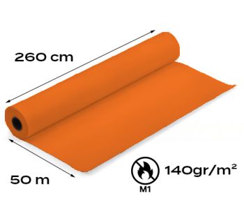 Coton Gratté Orange 7015 140g 260cm M1