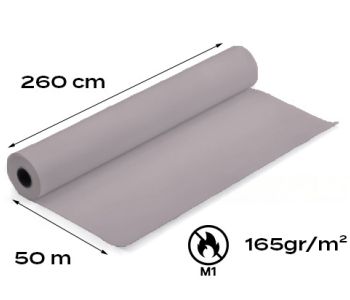 Coton Gratté Gris Moyen 165g 260cm M1