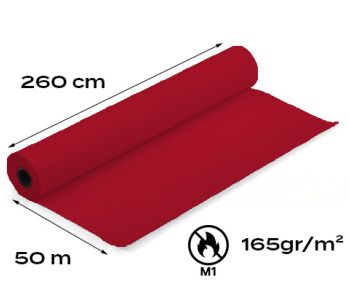 Coton Gratté Rouge 165g 260cm M1