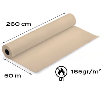 Coton Gratté Beige Clair 165g 260cm M1