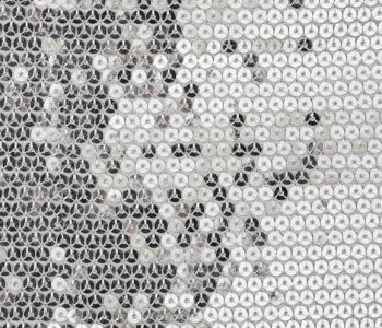 Tissu Pailleté Sparkling Glamour Argent 135cm B1