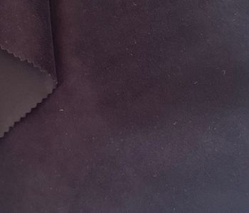 Tissu suédine  Noir PES FR 300cm