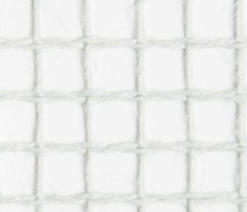 Vélum de coton Blanc Gitternetz– maille ajourée ignifugée M1