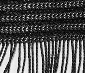 Rideau de fil noir 300cm x 500 cm