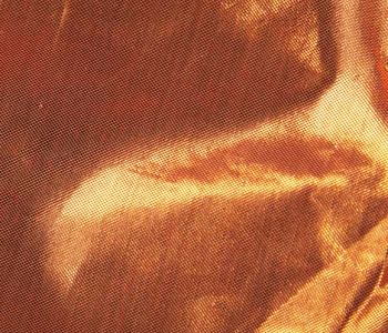 Voile Lamé Cuivre 100% 300cm