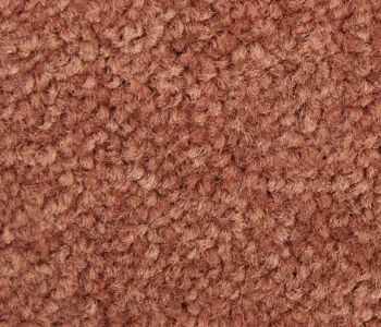 Dalle Moquette Velours Saxony Uni Pêche 50cm x 50cm Bfl-s1