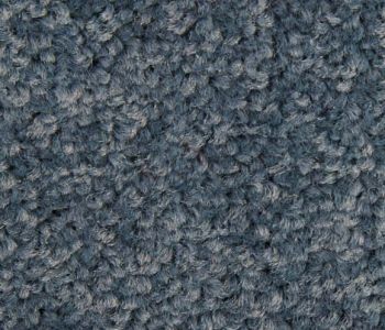 Dalle Moquette Velours Saxony Uni Bleu Gris 50cm x 50cm Bfl-s1