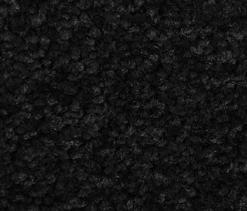Dalle Moquette Velours Saxony Uni Noir 50cm x 50cm Bfl-s1