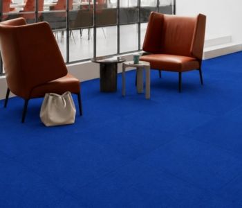 Dalle de moquette Reloop CT Chiné Bleu