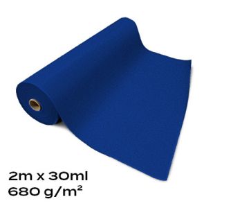 Moquette Aiguilletée de Stand Filmée Bleu Roi 2m Cfl-s1