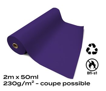 Moquette Recyclable Rewind Flat Filmée Aubergine 2m Bfl-s1