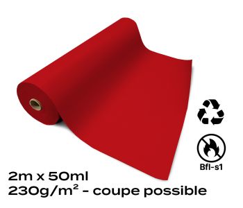 Moquette Recyclable Rewind Filmée Rouge 2m Bfl-s1