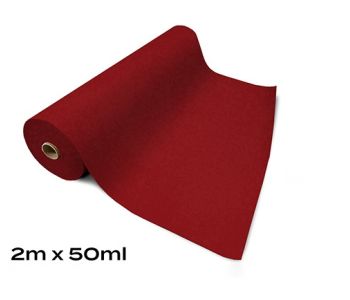 Moquette Recyclable Rewind Flat Filmée Rouge Chiné 2m Bfl-s1