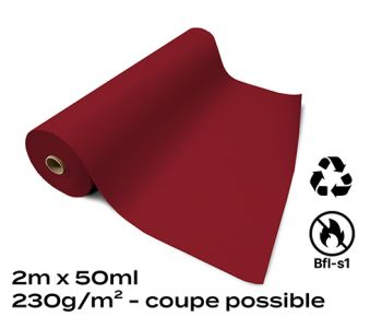 Moquette Recyclable Rewind Flat Filmée Bordeaux 2m Bfl-s1