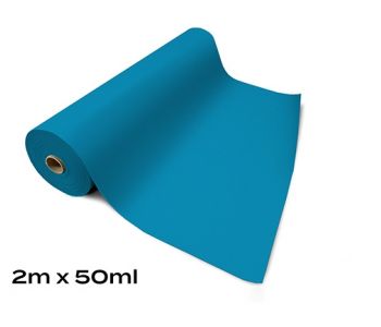 Moquette Recyclable Rewind Flat Filmée Bleu Clair 2m Bfl-s1