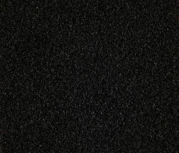 Salsa Filmed Velour Fabric Carpet Noir 2m Cfl-s1