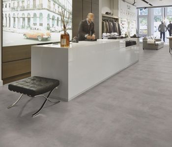 Sol vinyle effet ciment