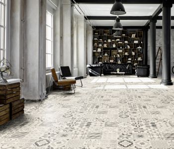 Sol Pvc Carreau De Ciment 2m Cfl-s1